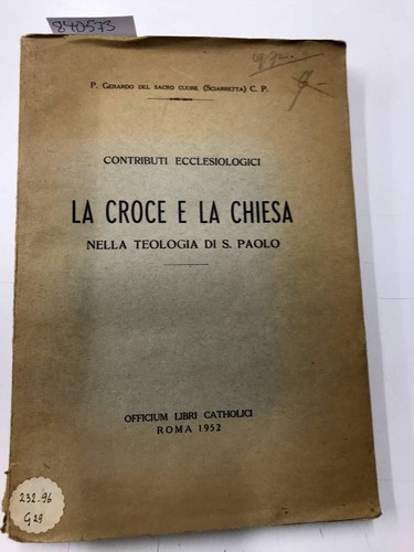 Contributi ecclesiologici la - contributi,