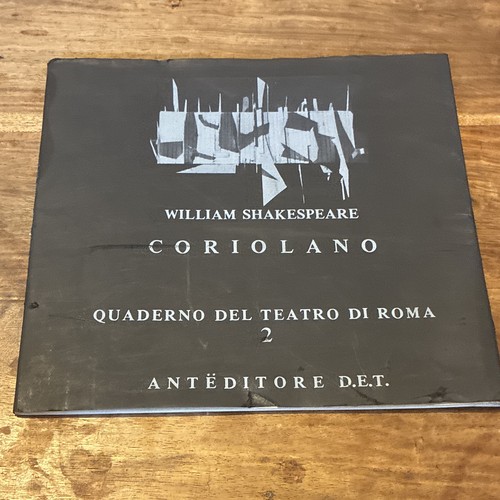 Lotto coriolano shakespeare - coriolano,