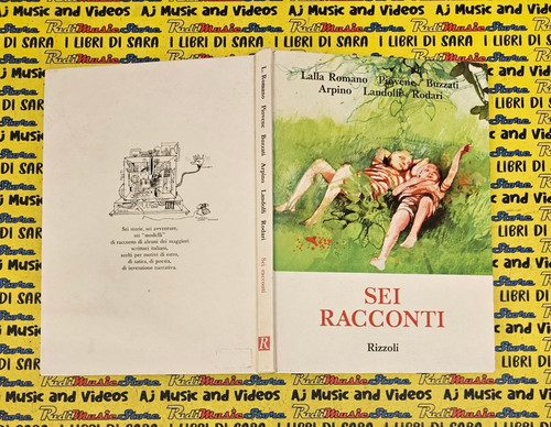 Book libro sei racconti romano - book,