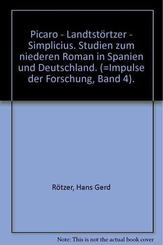 Picaro landtstörtzer - landtstörtzer,