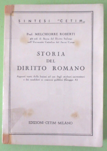 Roberti storia del diritto - storia,